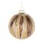 4.5" Glitter Painted Glass Ball Ornaments, 6ct.